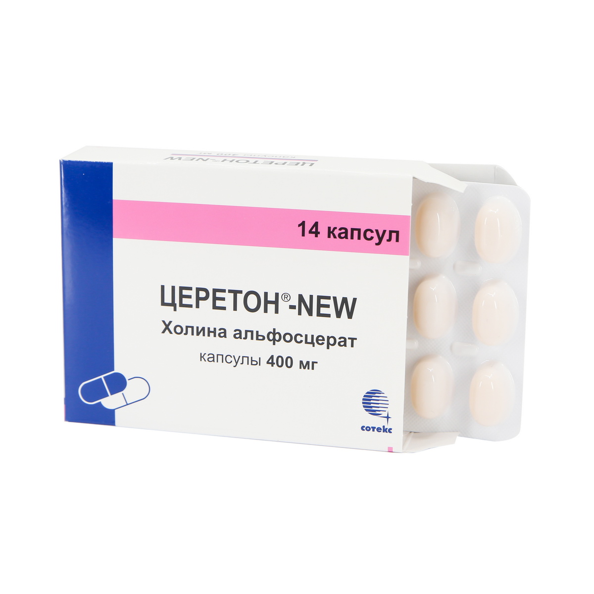 Cereton - ცერეტონი ნიუ 400მგ 14 კაფსულა 2