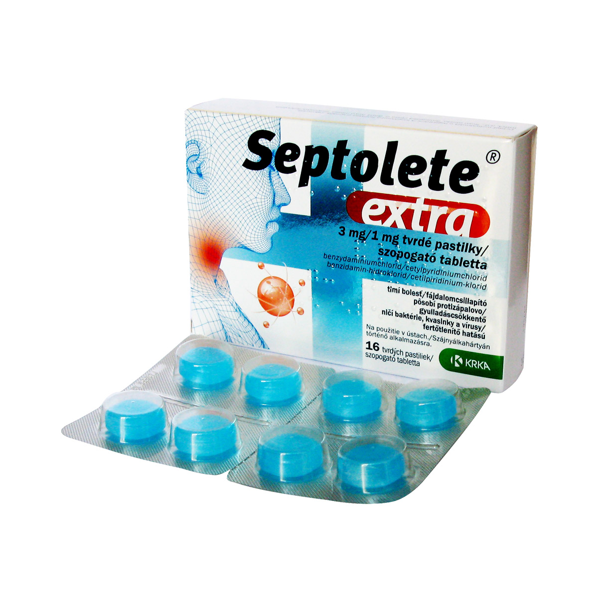 Septolete - სეპტოლეტე ექსტრა 16 დრაჟე 