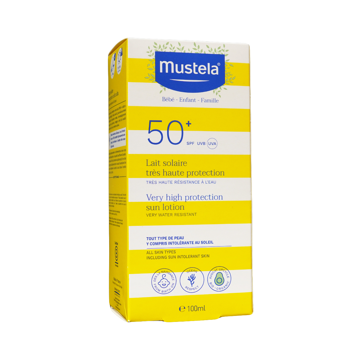 მზისგან დამცავი ლოსიონი SPF50+ 100 მლ 7550 მუსტელა - Mustela