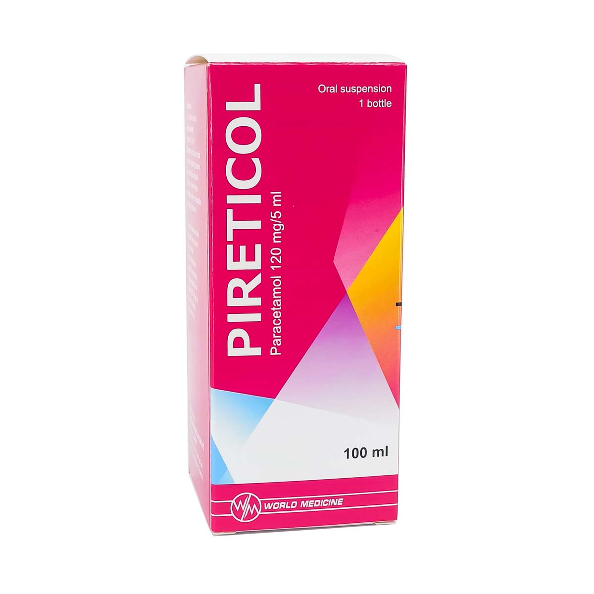 Pireticol - პირეტიკოლი სუსპენზია 120მგ/5მლ 100მლ