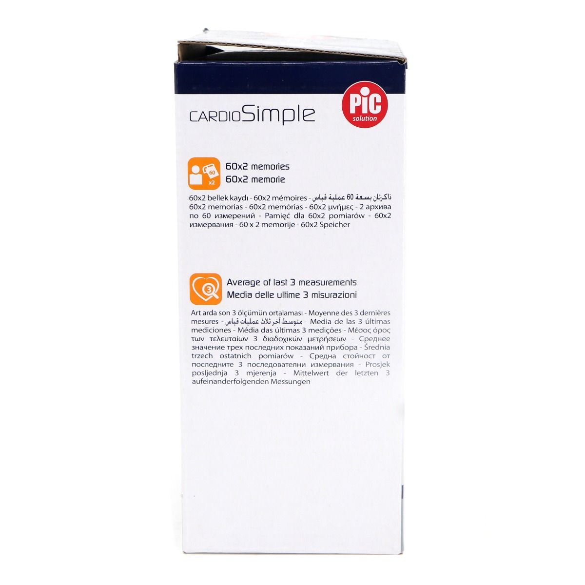 Pic - პიკი წნევის საზომი ელექტრონული აპარატი CARDIO SIMPLE 4