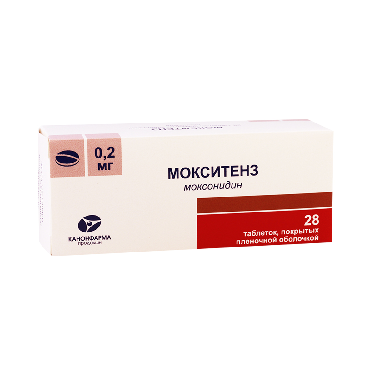 Moxitens - მოქსიტენზი 0.2მგ 28 ტაბლეტი