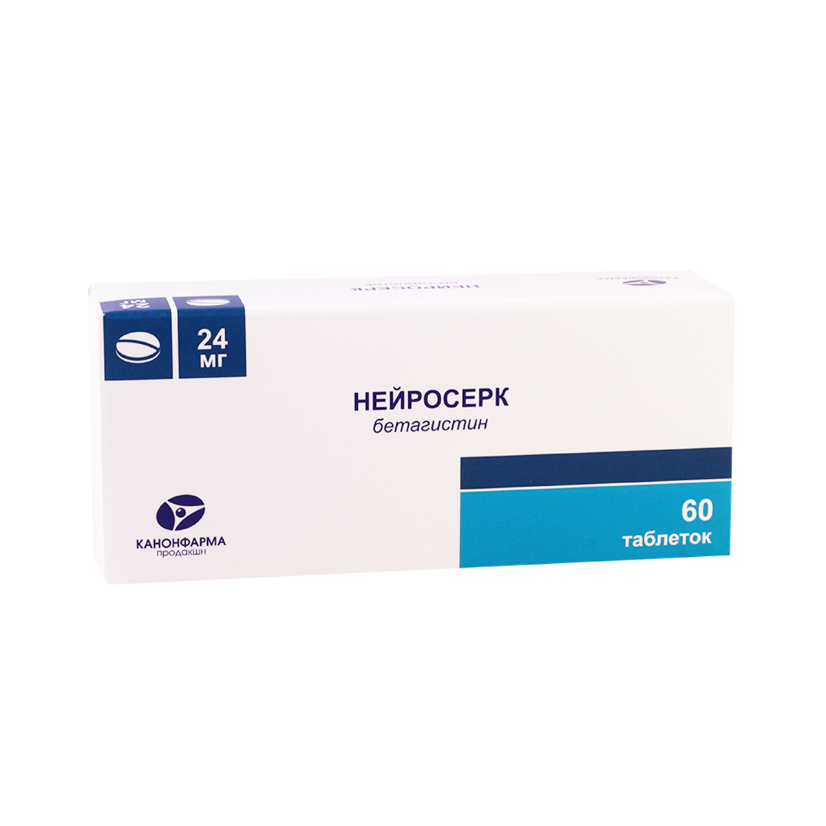 Neiroserc - ნეიროსერკი 24მგ 60 ტაბლეტი