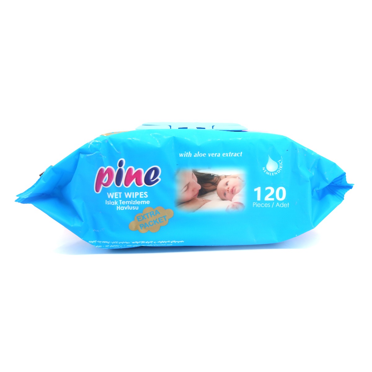 Pine - ფაინი ბავშვის სველი ხელსახოცი 120 ცალიანი 0163 2