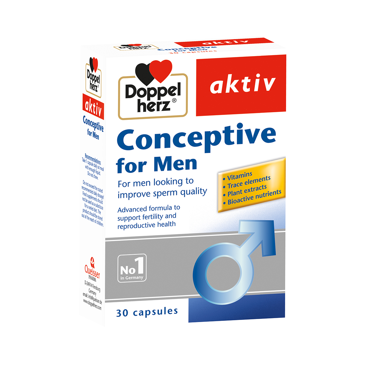 დოპელჰერც აქტივი კონსეპტივი მამაკაცებისთვის 30 კაფსულა