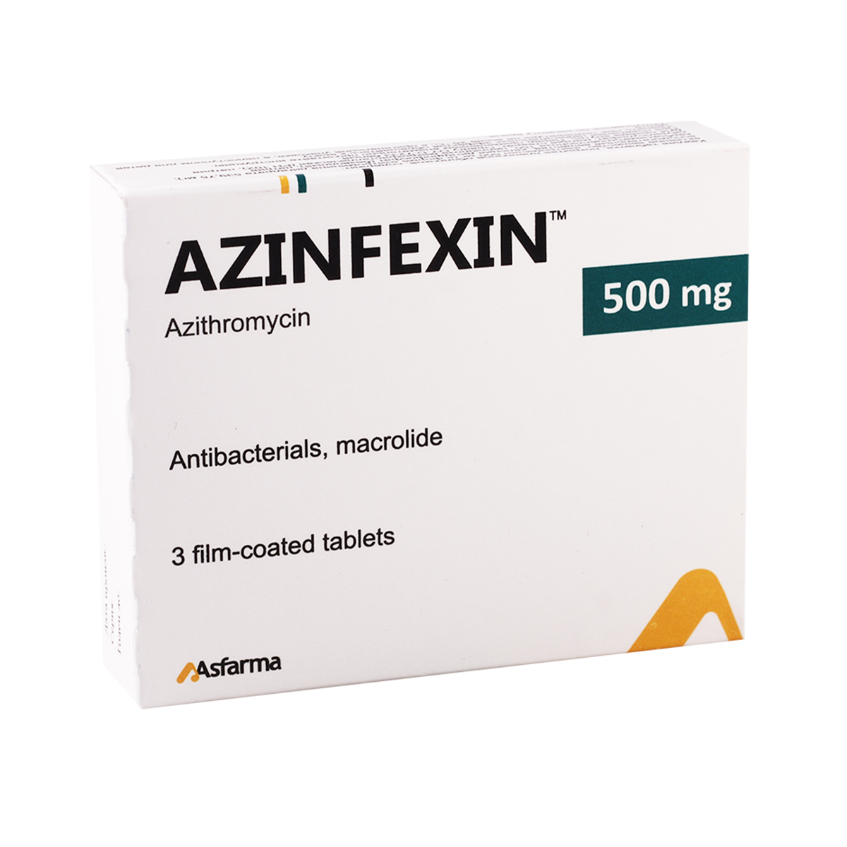 AZINFEXIN - აზინფექსინი 500მგ 3 ტაბლეტი