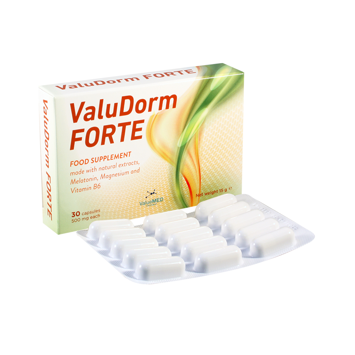 ValuDorm Forte - ვალუდორმი ფორტე 30 კაფსულა