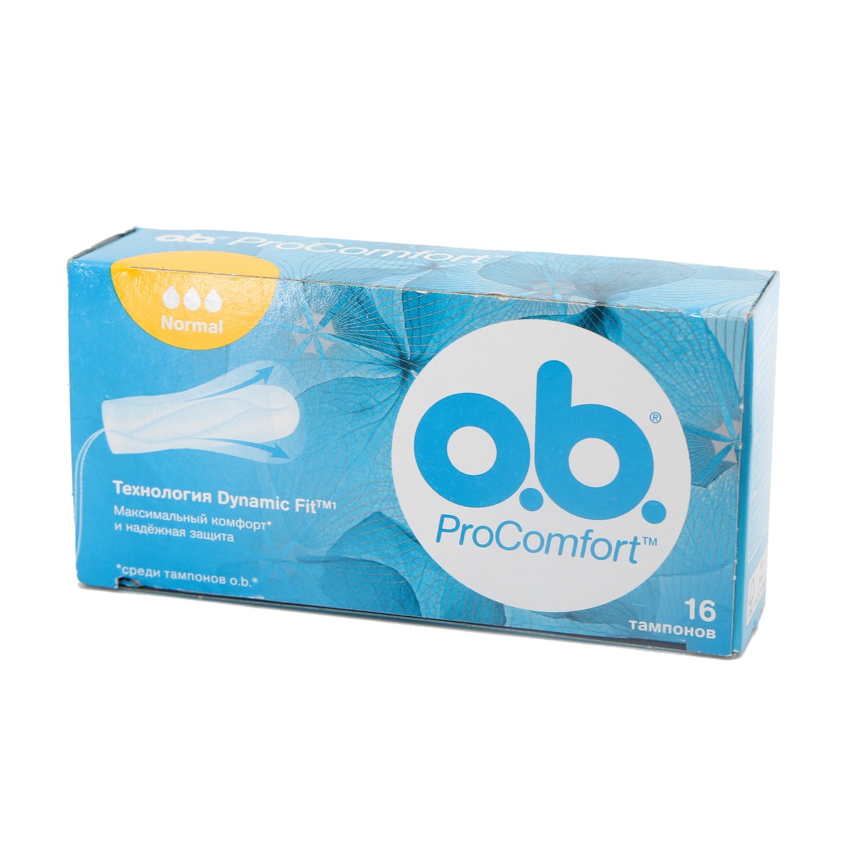 o.b. - ო.ბი. ტამპონი პროკომფორტი ნორმალი 16 ცალი 4282