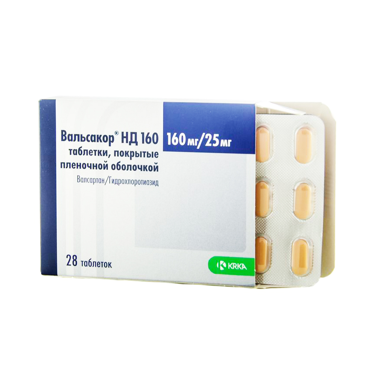 Valsakor - ვალსაკორი HD 160/25მგ 28 ტაბლეტი