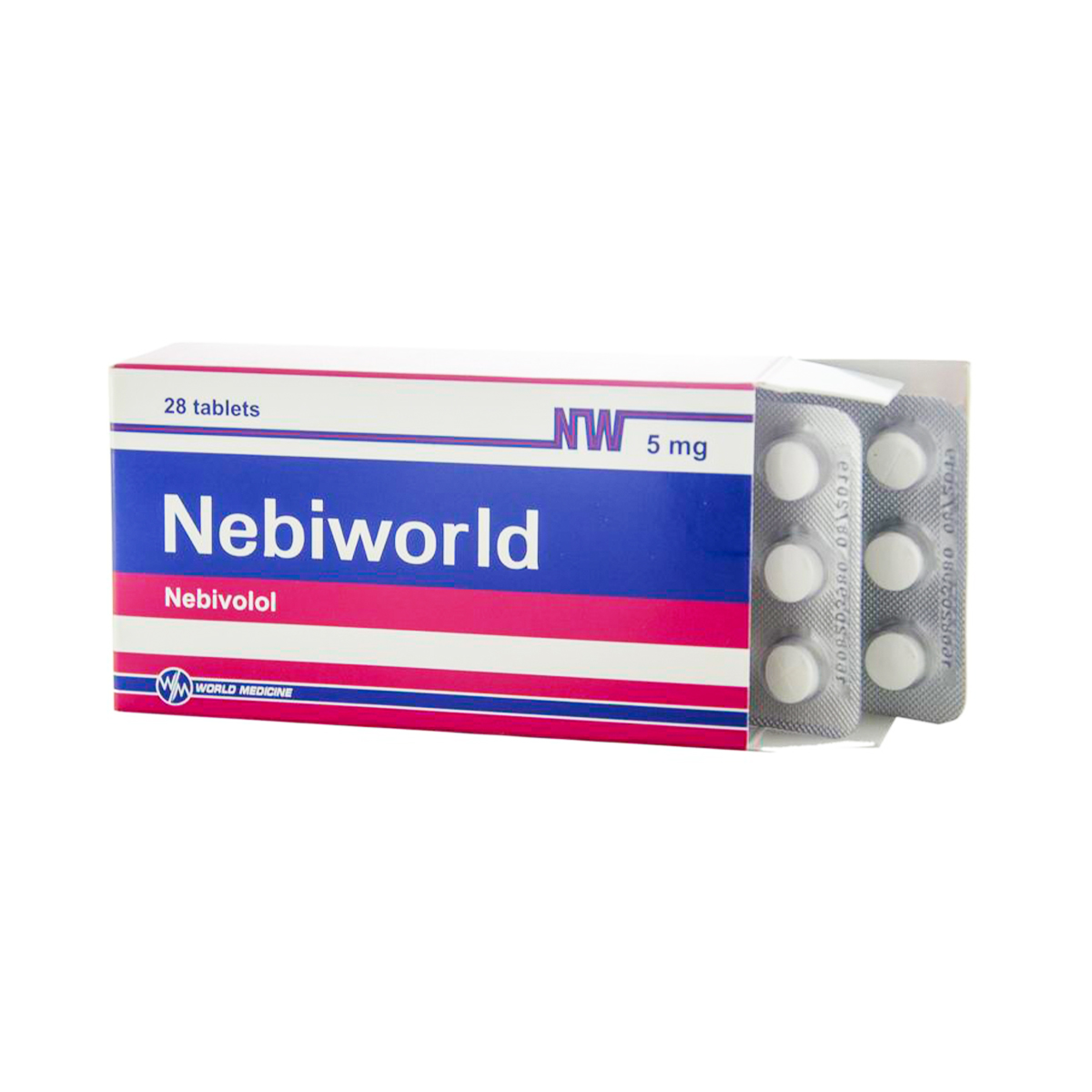 NEBIWORLD - ნებივორლდი 5მგ 28 ტაბლეტი