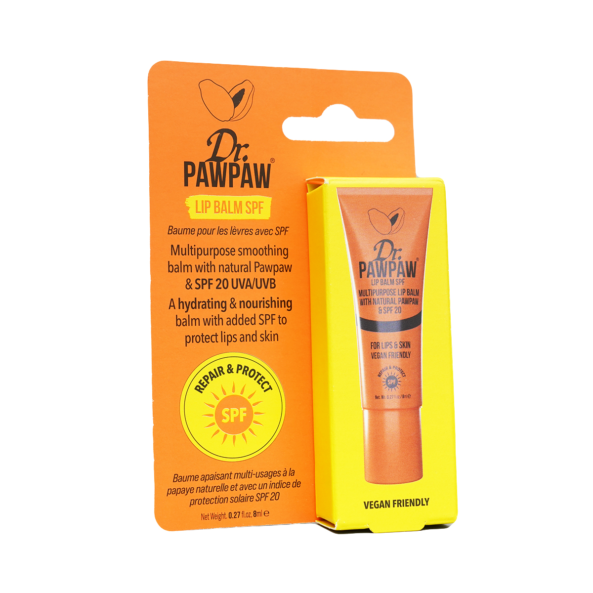 ტუჩის ბალმი Rep and Spf 8 მლ 8432 დოქტორ პაუ პაუ - Dr. Pawpaw