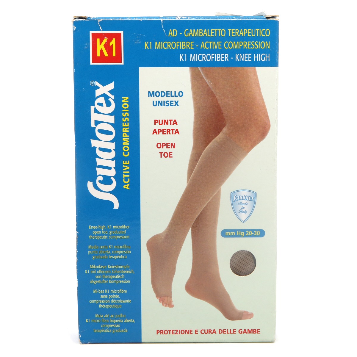 LUROPAS - ლუროპასი  ანტივარიკოზიული წინდა დაბალი II კომპრესია ბეჟი XL  2141