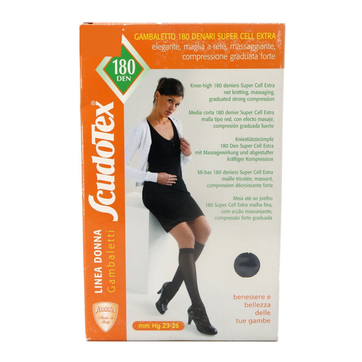 LUROPAS - ლუროპასი  ანტივარიკოზული წინდა დაბალი II კომპრესია შავი S 2586