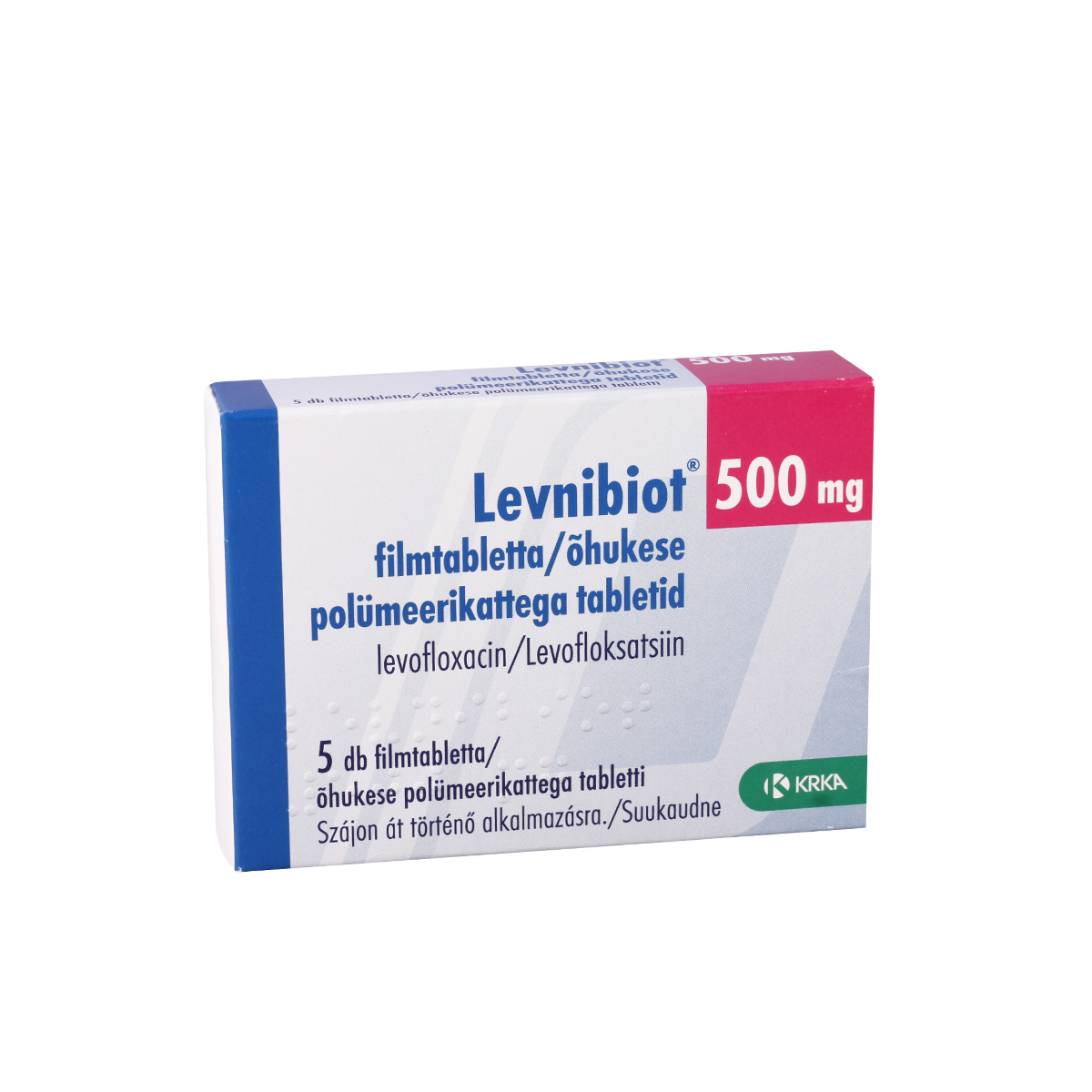 Levnibiot - ლევნიბიოტი 500მგ 5 ტაბლეტი