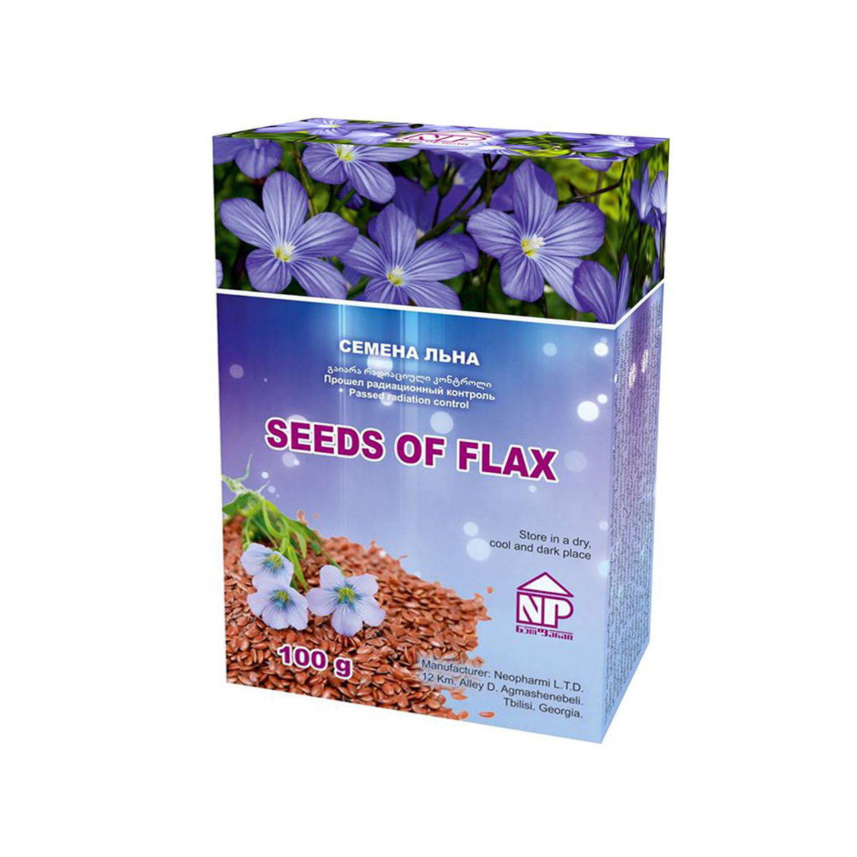 სელის თესლი 100გ