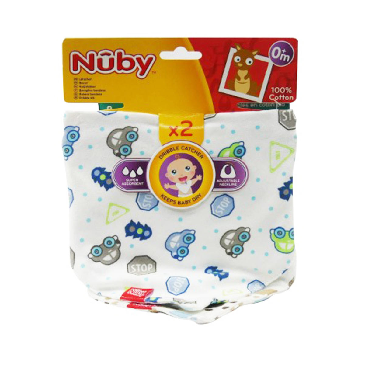 Nuby - ნუბი წინსაფარი სამკუთხედი 4275 3