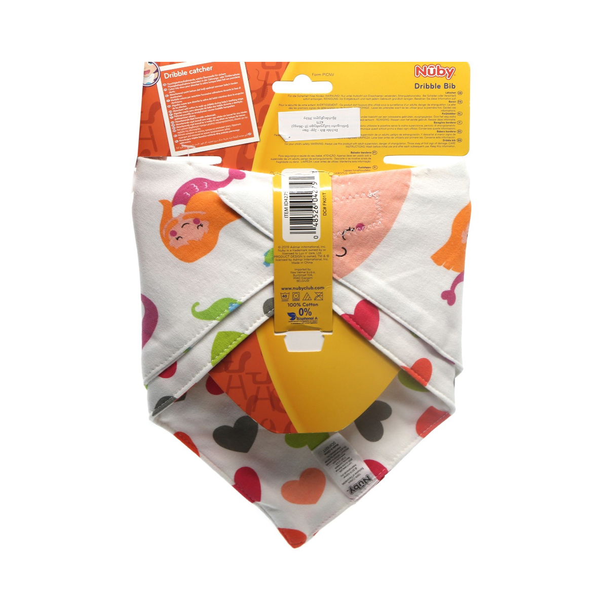 Nuby - ნუბი წინსაფარი სამკუთხედი 4275 2