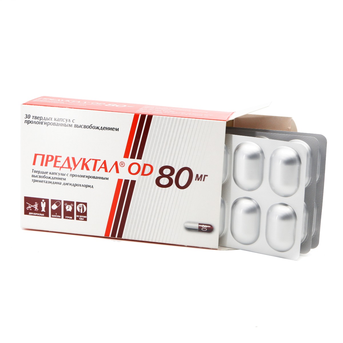 PREDUCTAL OD - პრედუქტალი OD 80მგ 30 კაფსულა 2