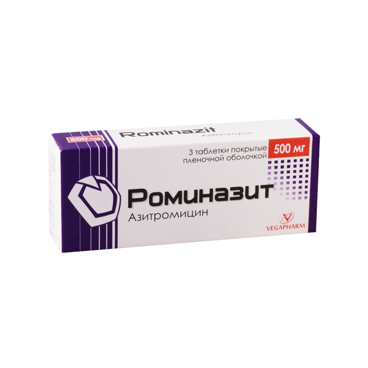 Rominazit - რომინაზიტი 500მგ 3 ტაბლეტი