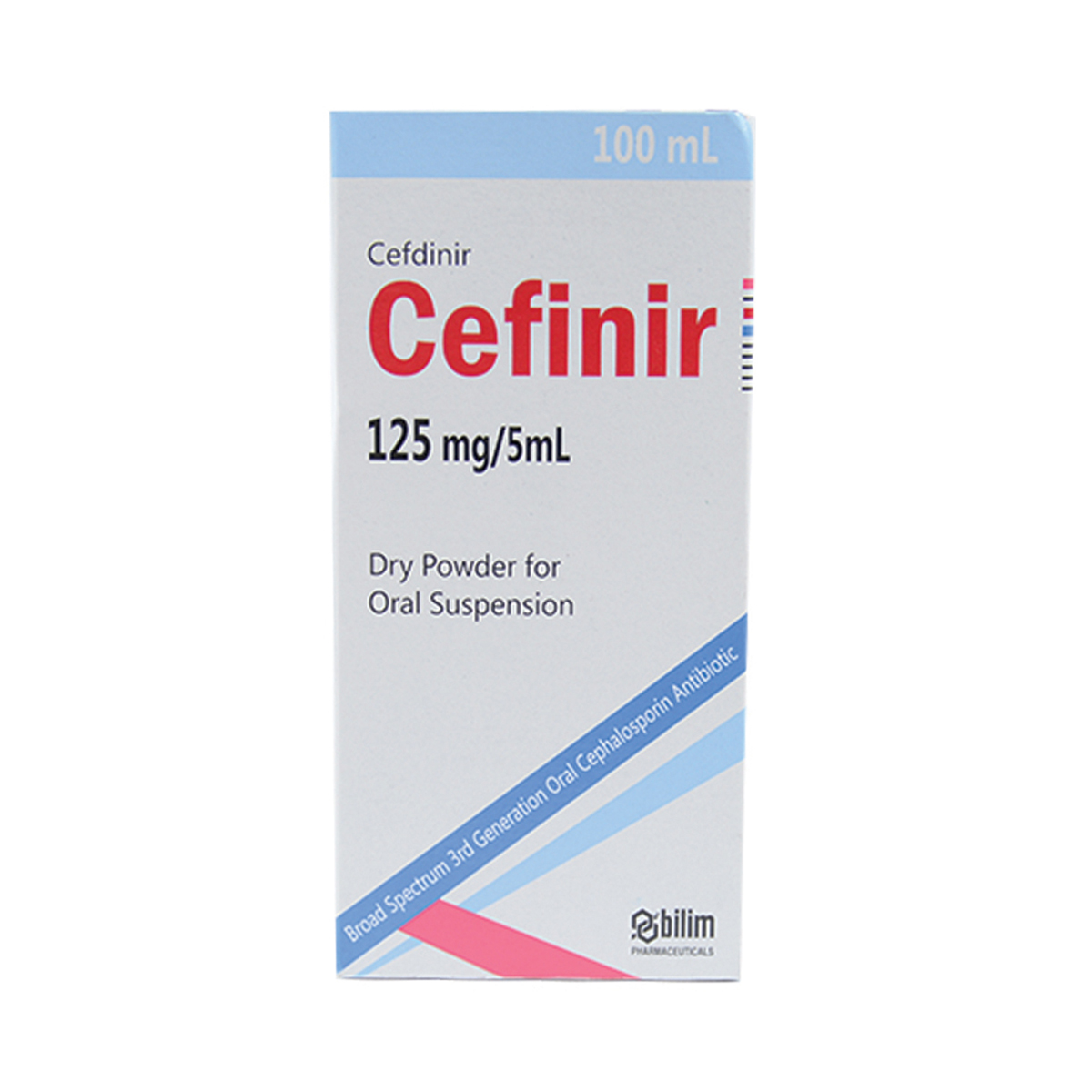 Cefinir - ცეფინირი 125მგ/5მლ 100მლ ფლაკონი