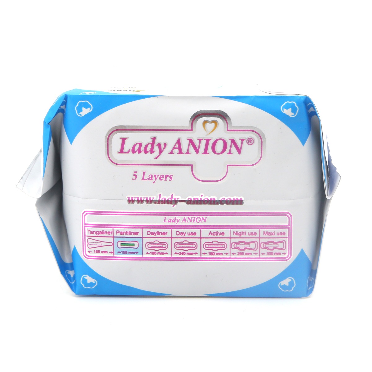 Lady Anion - ლედიანიონი ყოველდღიური 24 ცალი  0017 2