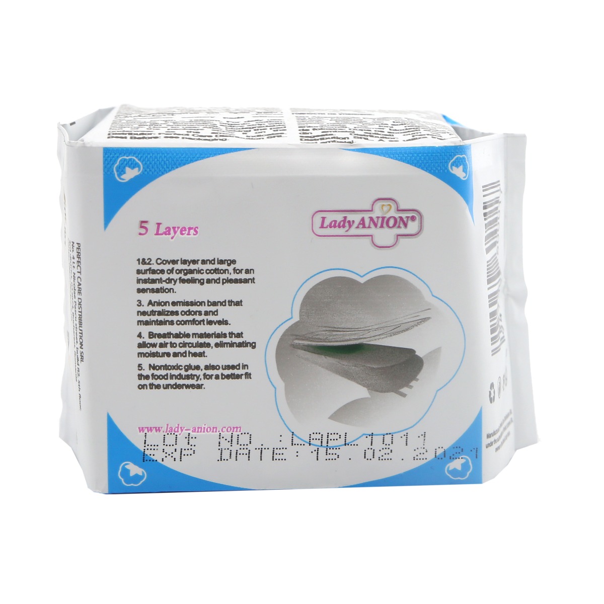 Lady Anion - ლედიანიონი ყოველდღიური 24 ცალი  0017 3