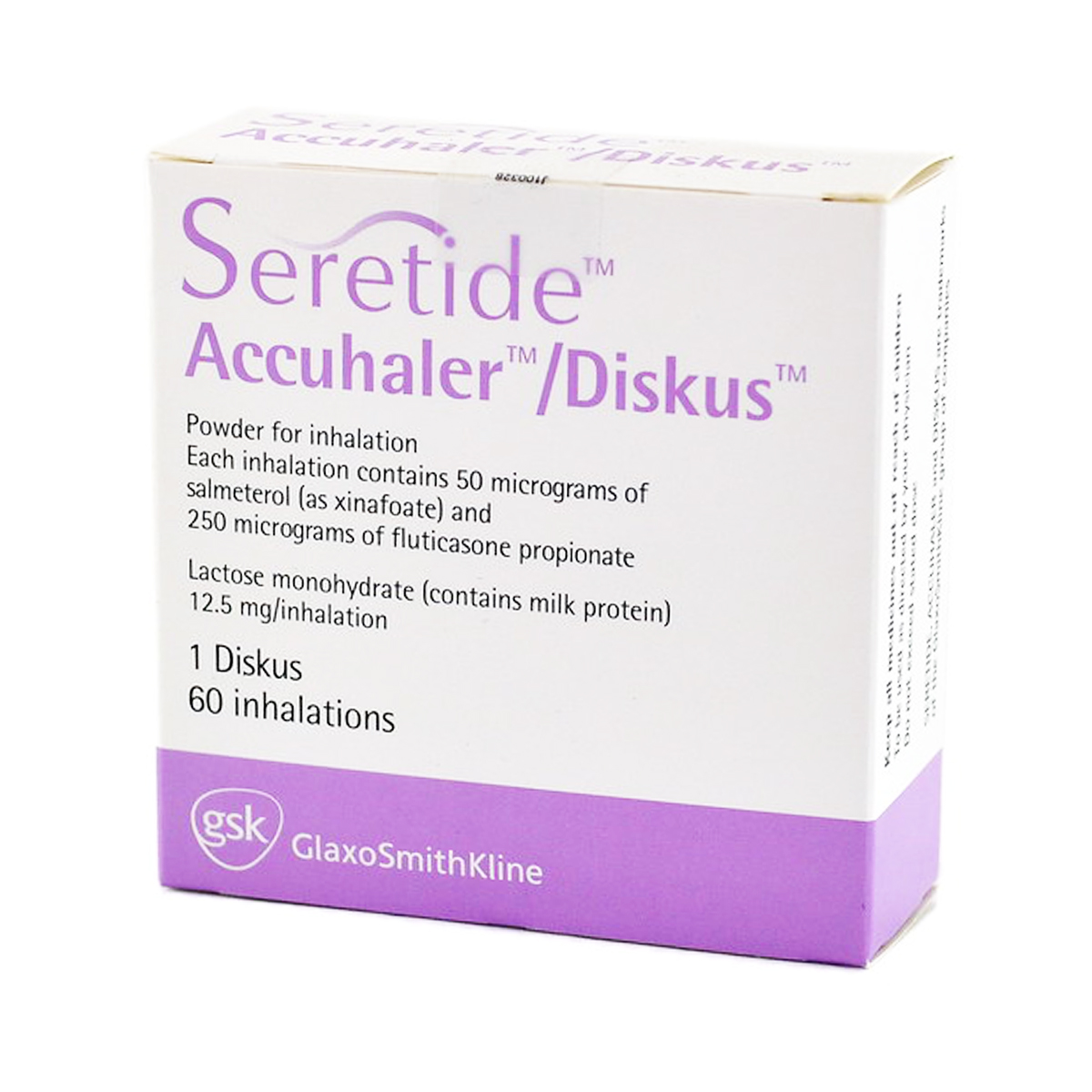 Seretide discus - სერეტიდი დისკუსი 50/250მკგ საინჰალაციო ფლაკონი