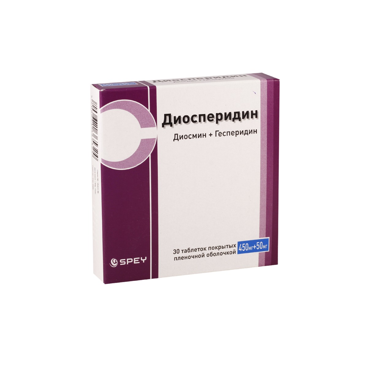 Diosperidin - დიოსპერიდინი 450მგ/50მგ 30 ტაბლეტი