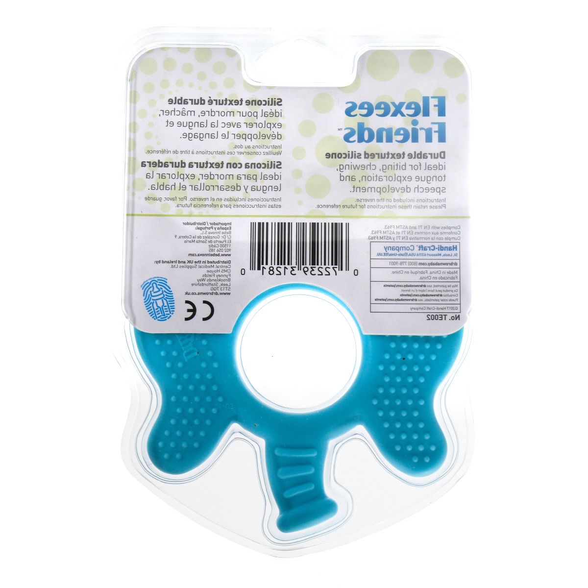 DrBrowns - დოქტორ ბრაუნი ღრძილების მასაჟორი ლურჯი სპილო 1281 2