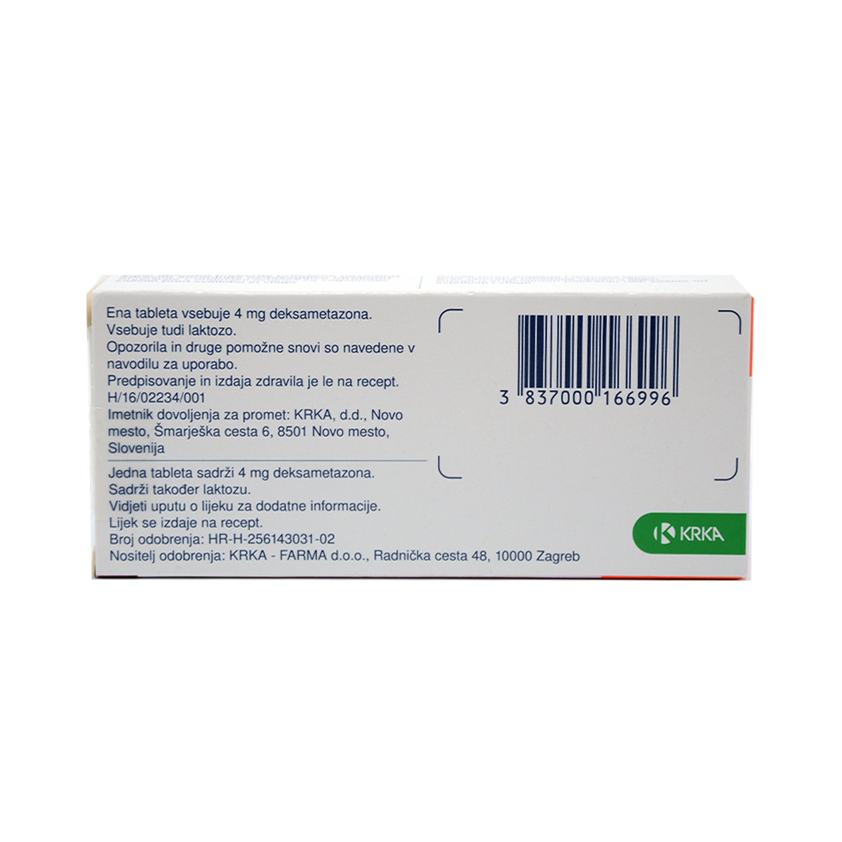 Dexamethasone - დექსამეტაზონი 4მგ 20 ტაბლეტი 2