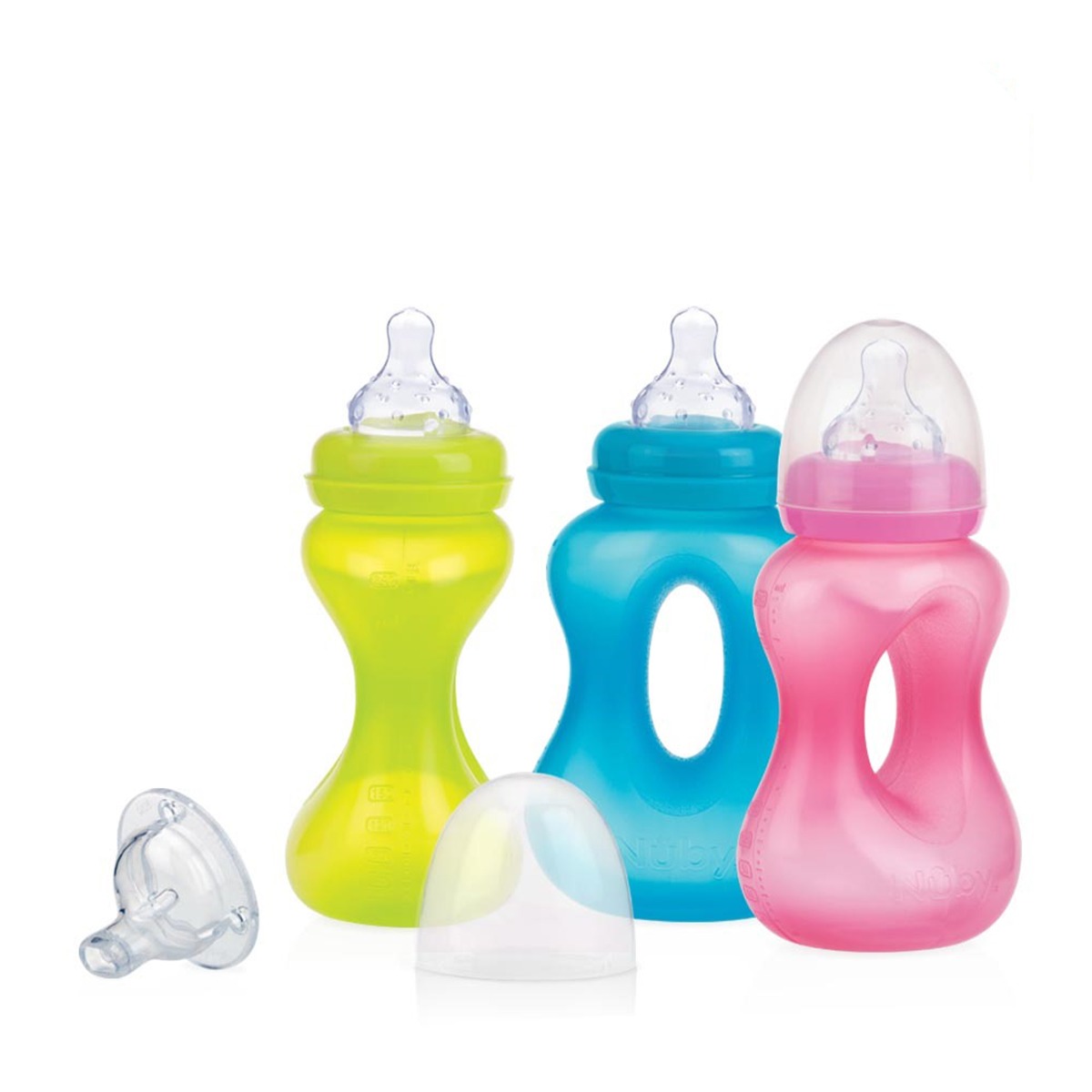 Nuby - ნუბი ბოთლი ხელის ჩასაჭიდით 1241 4