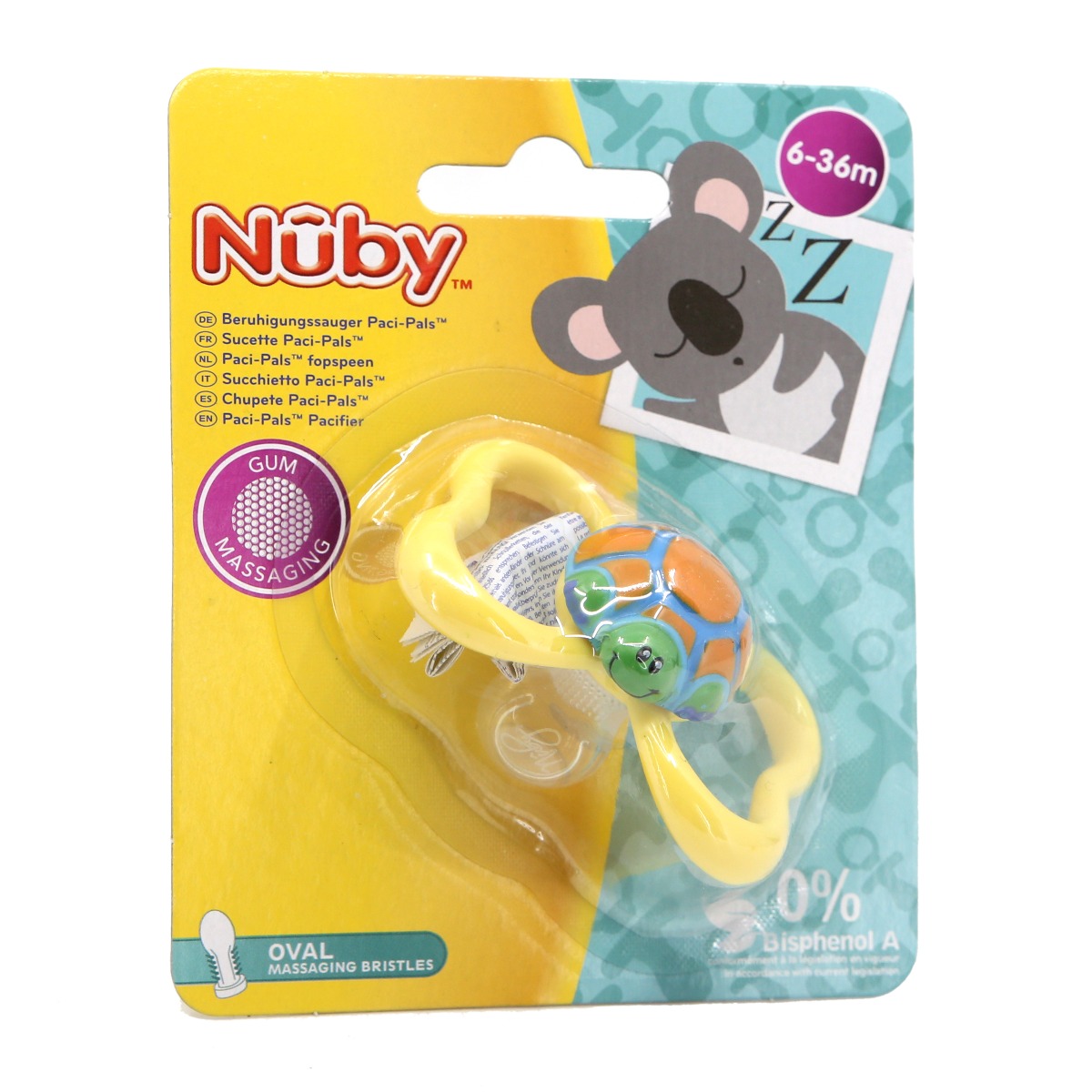 Nuby - ნუბი მატყუარა ოვალური 3D 6-36თვე 8917 5