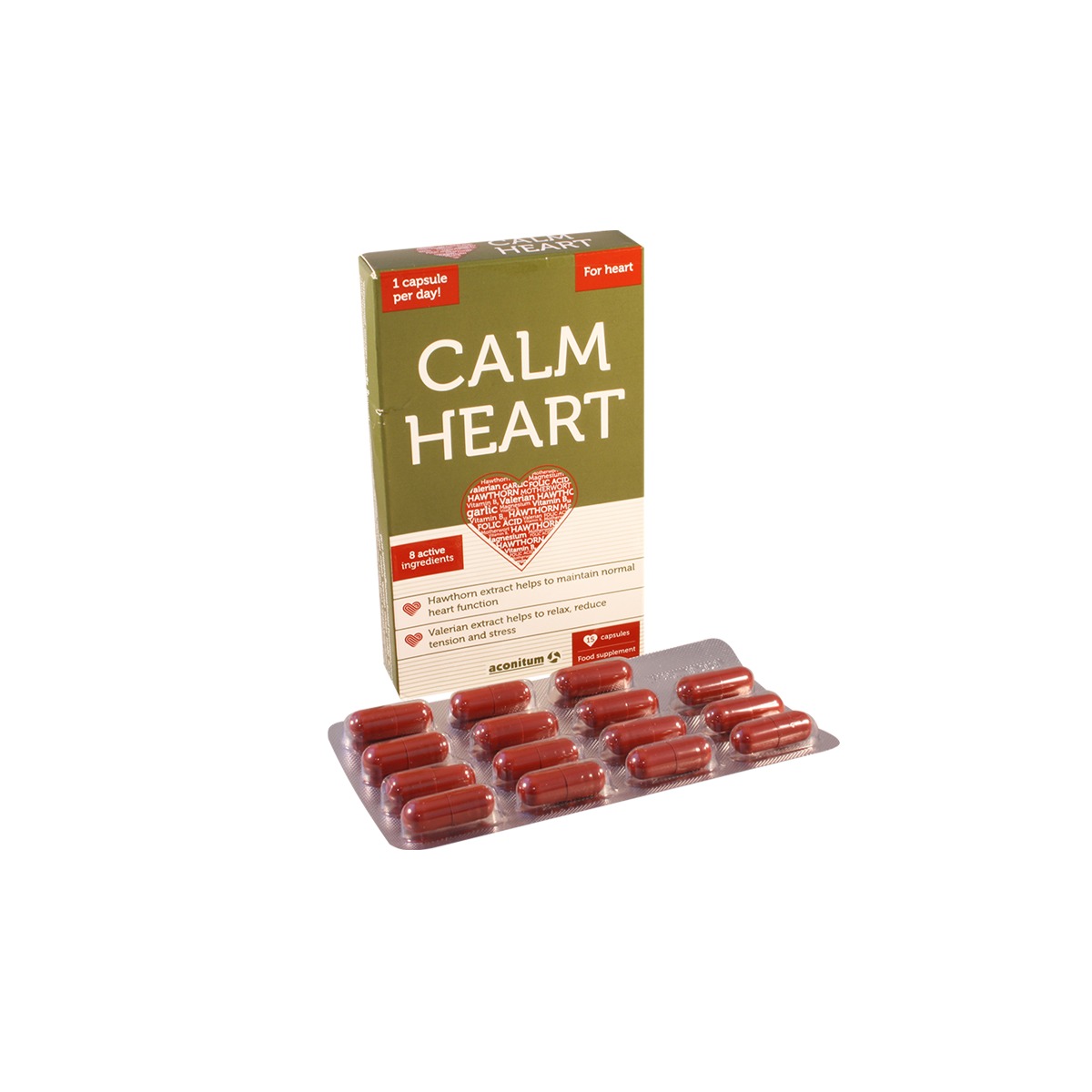 Calm Heart - ქალმ ჰართი 15 კაფსულა