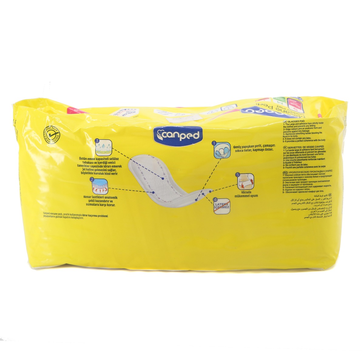 Canped - ქანპედი ქალის უროლოგიური საფენი S 12 ცალი 0553 2