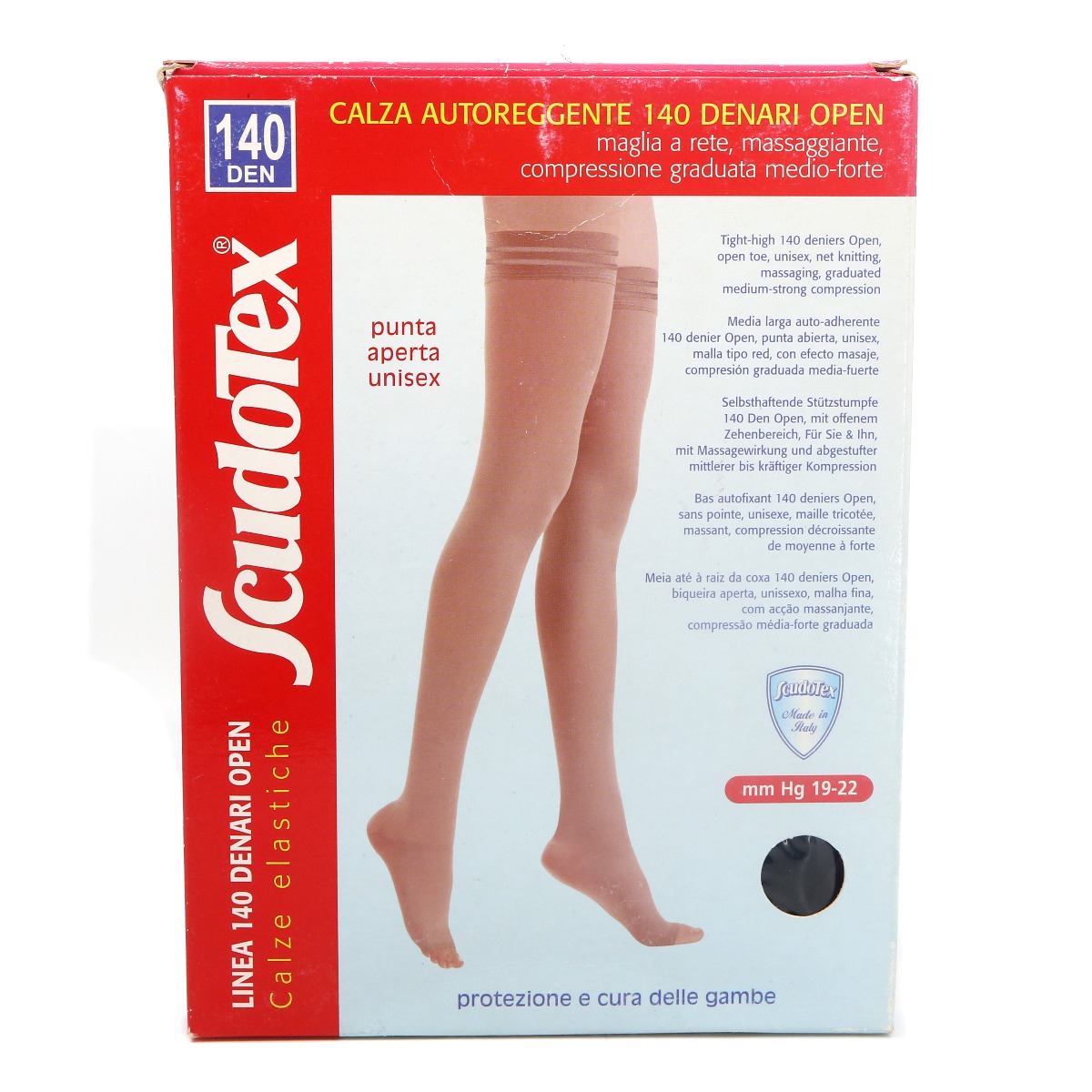 LUROPAS - ლუროპასი ანტივარიკოზული მაღალყელიანი წინდა I კომპრესია შავი S 4422