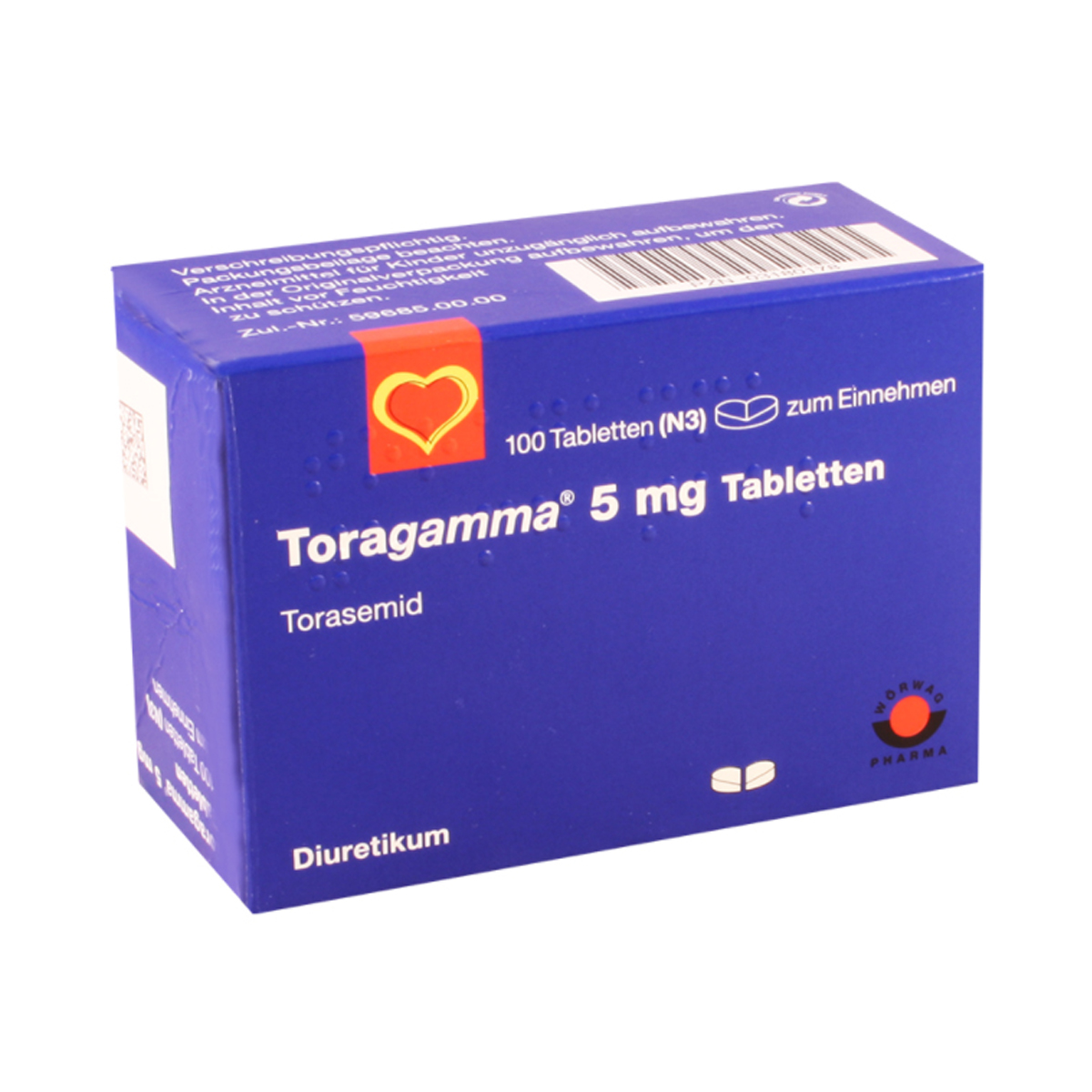 Toragamma - ტორაგამმა 5მგ 100 ტაბლეტი