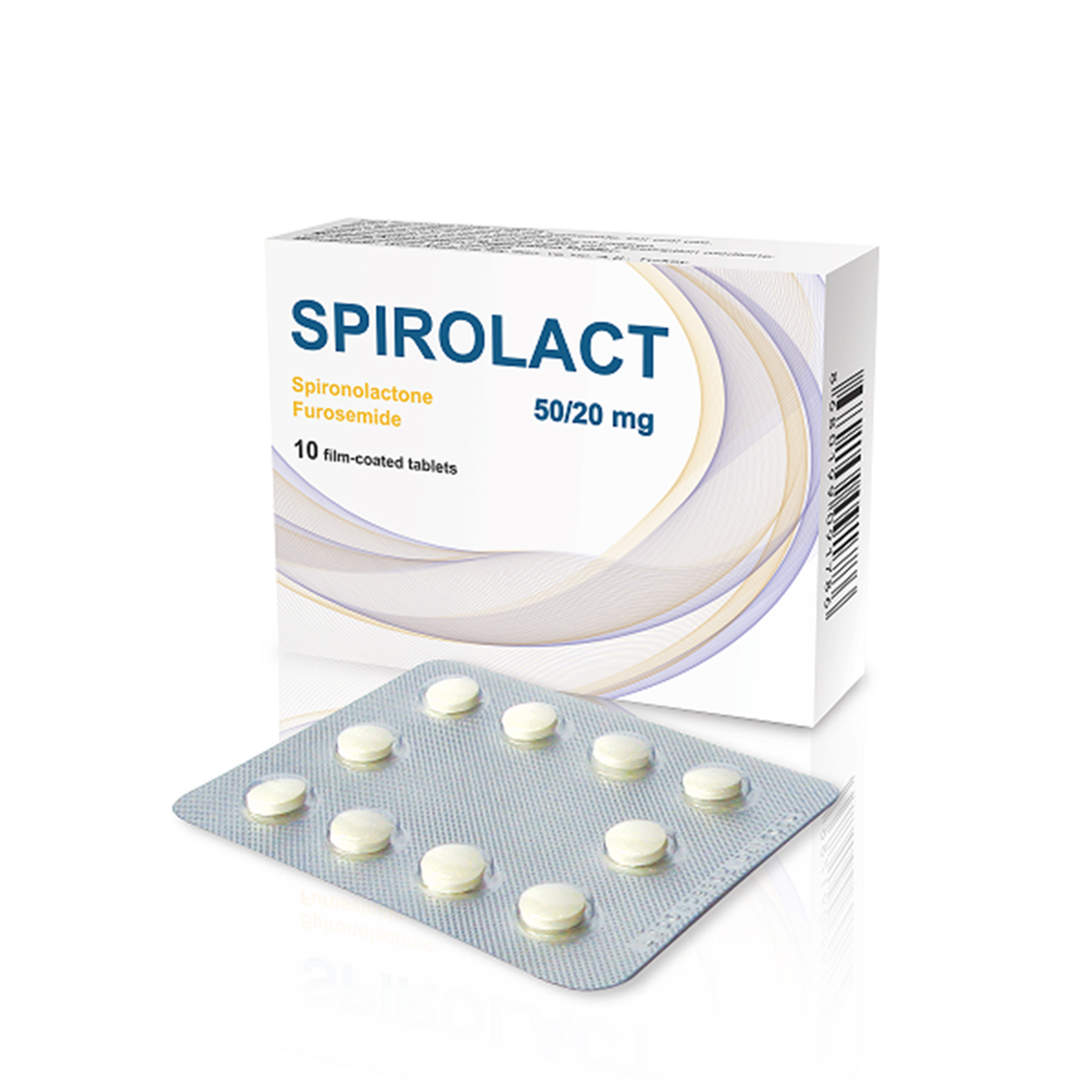 SPIROLACT - სპიროლაქტი 50მგ/20მგ 10 ტაბლეტი