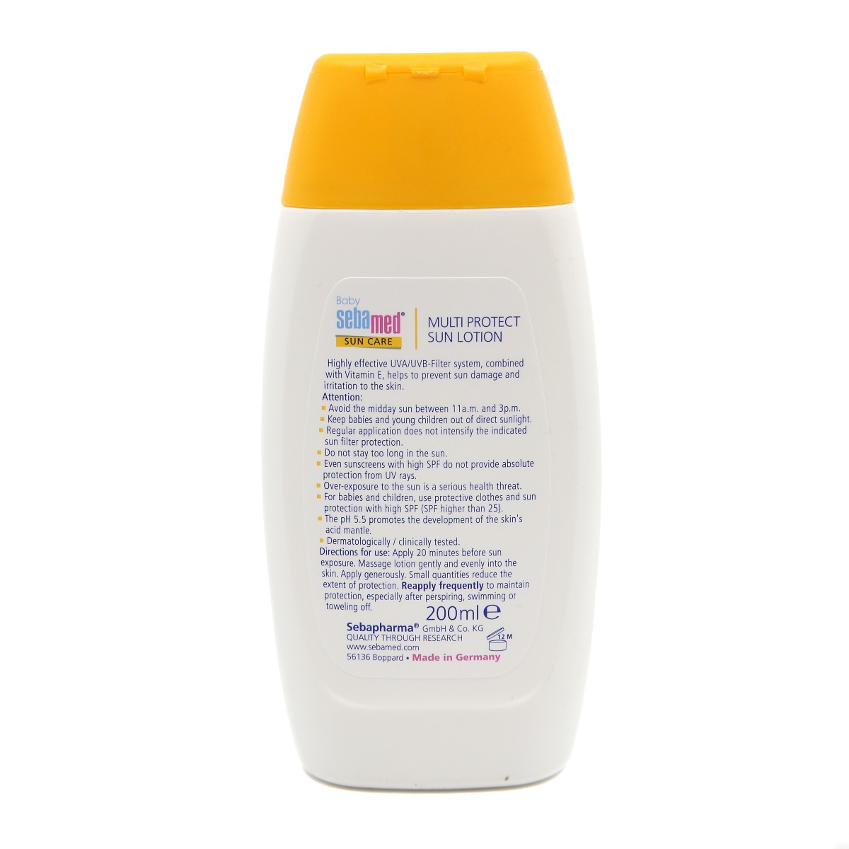 Sebamed - სებამედი ბავშვის მზის დამცავი ლოსიონი SPF50+ 8425 4