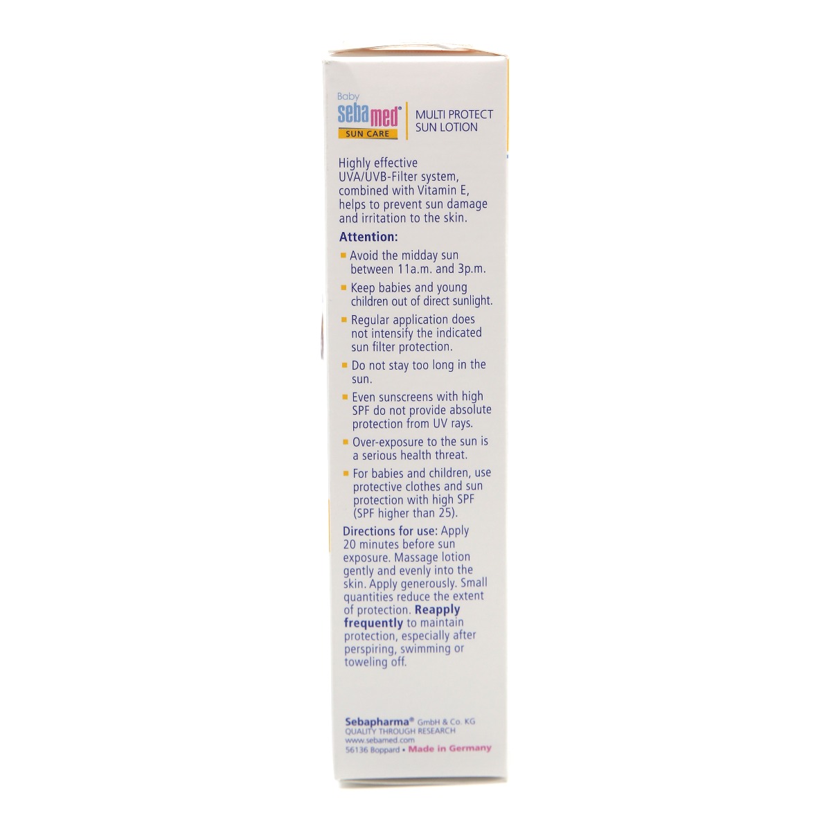 Sebamed - სებამედი ბავშვის მზის დამცავი ლოსიონი SPF50+ 8425 6