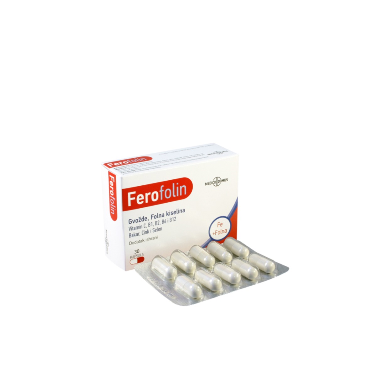 Ferofolin - ფეროფოლინი 30 კაფსულა 