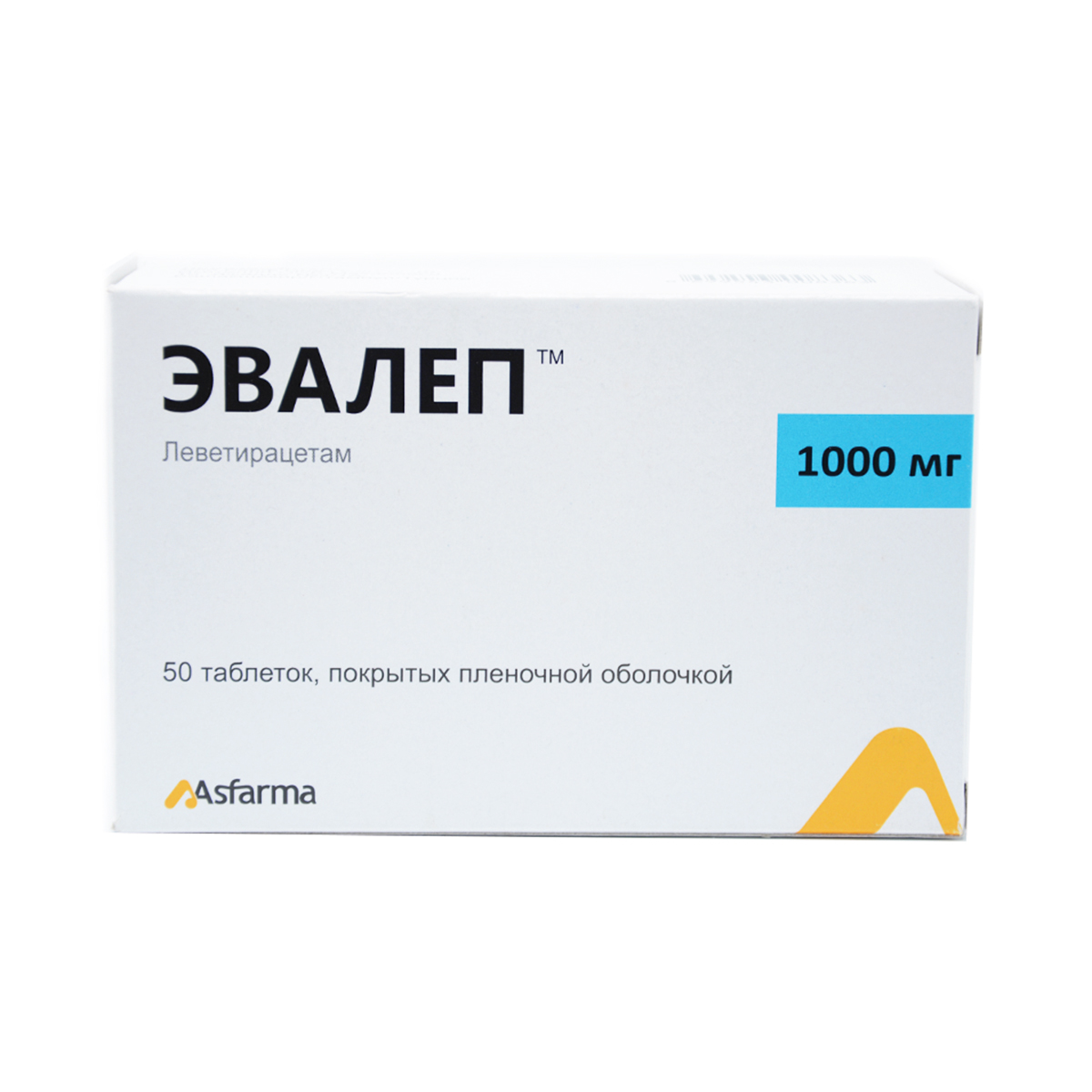 Evalep - ევალეპი 1000მგ 50 ტაბლეტი 2