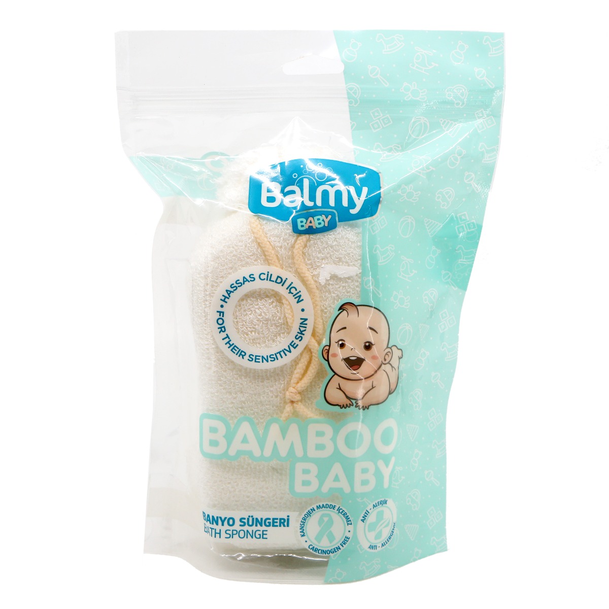 Balmy - ბალმი აბაზანის ღრუბელი საბავშვო ბამბუკი1499