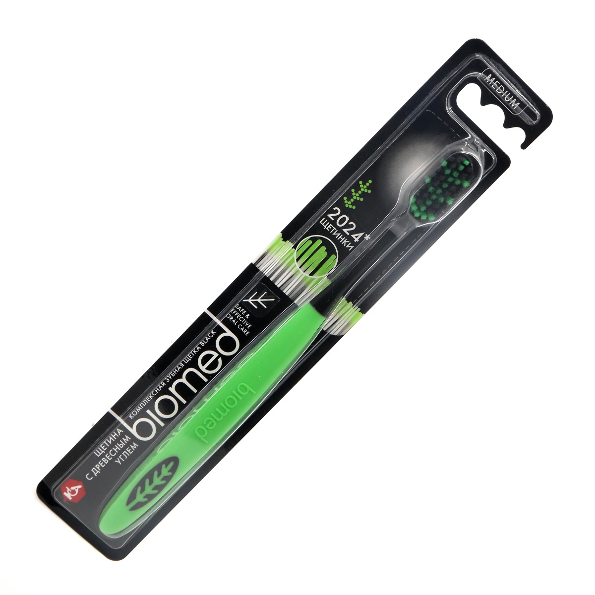 Biomed - ბიომედი კბილის ჯაგრისი შავი საშუალო 0479