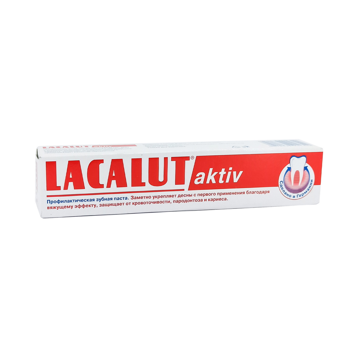 Lacalut - ლაკალუტი კბილის პასტა აქტივი 50მლ.