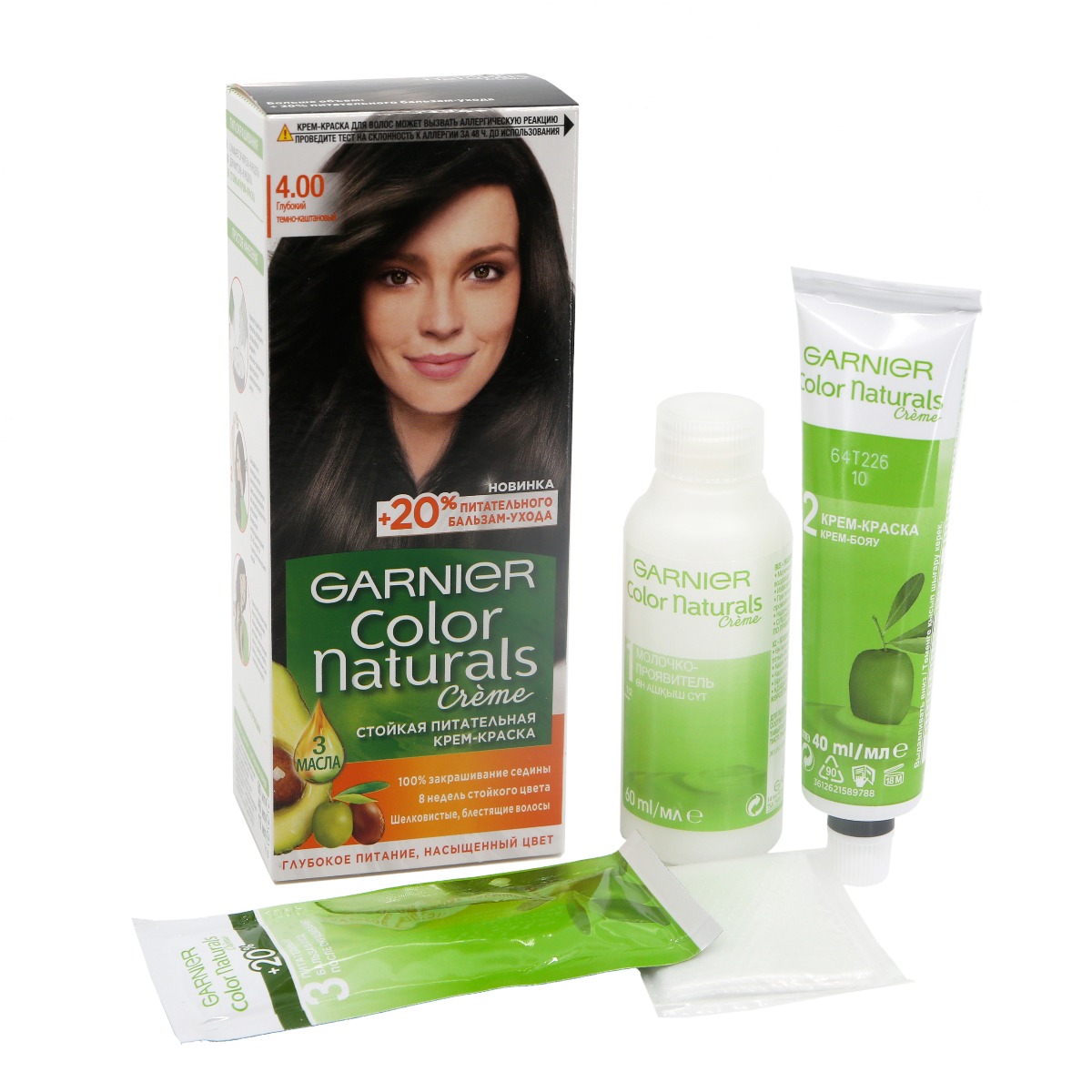 Garnier - გარნიე თმის საღებავი Color Natural N4.0 1784/1371 2