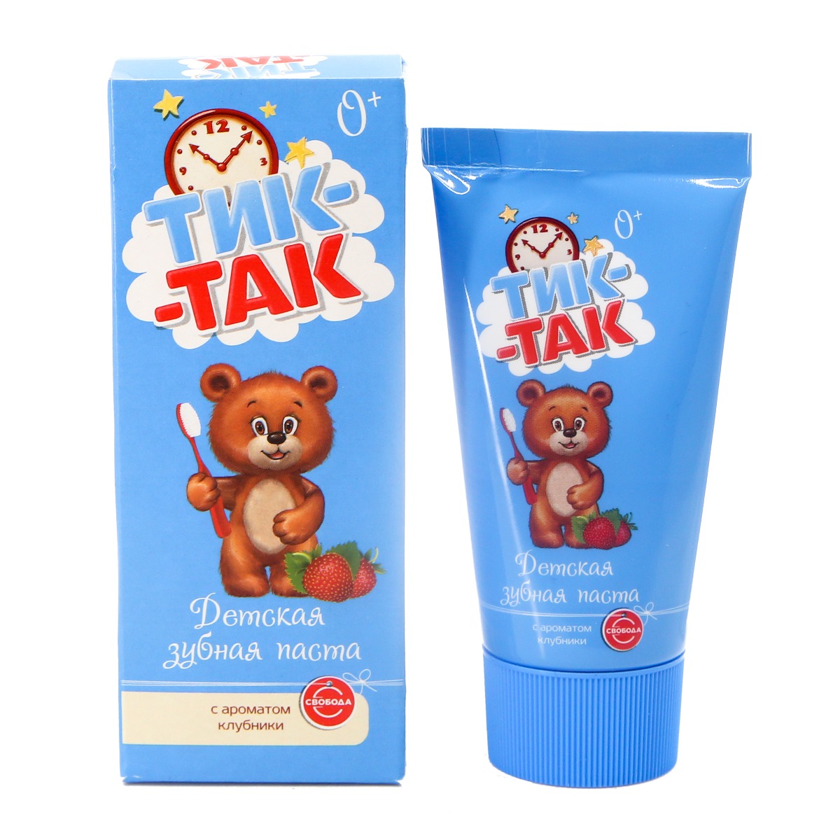 Tik-Tak - ტიკ-ტაკი კბილის პასტა საბავშვო მარწყვი 1872 2