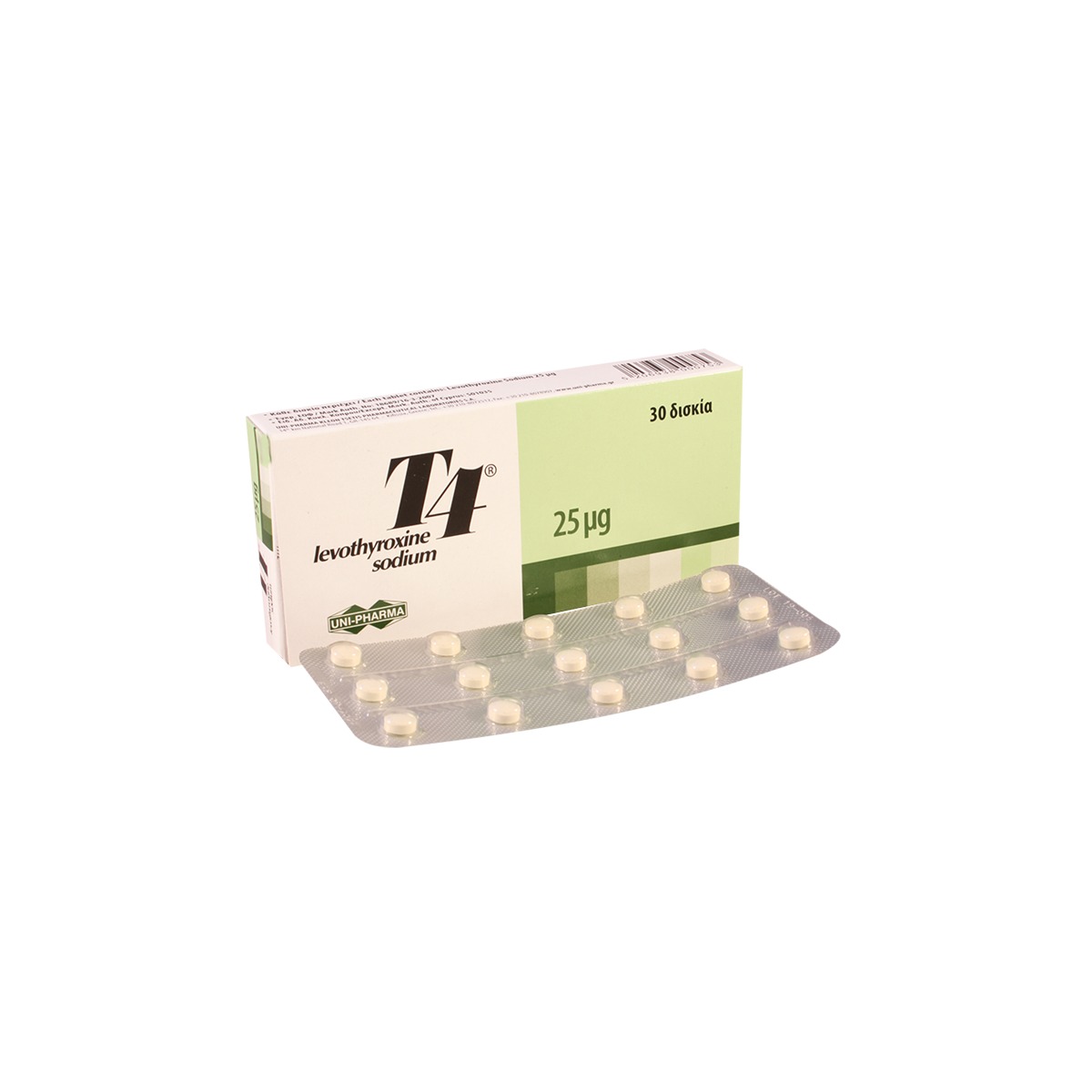 T4 - ტ4 25მკგ 30 ტაბლეტი