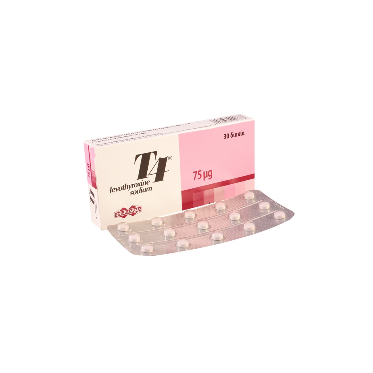 T4 - ტ4 75მკგ 30 ტაბლეტი