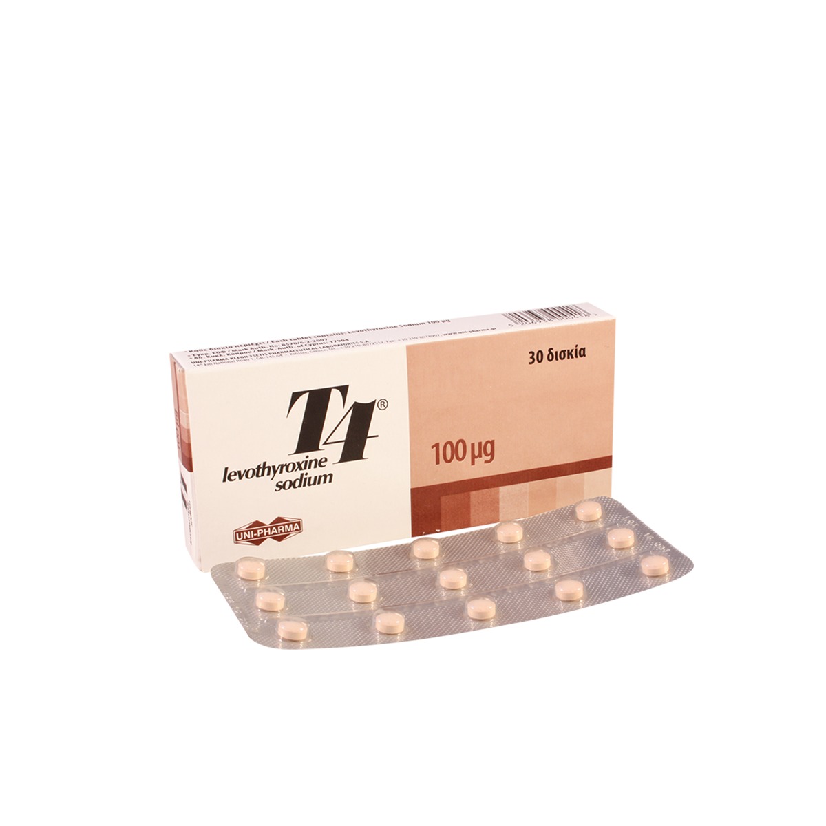 T4 - ტ4 100მკგ 30 ტაბლეტი