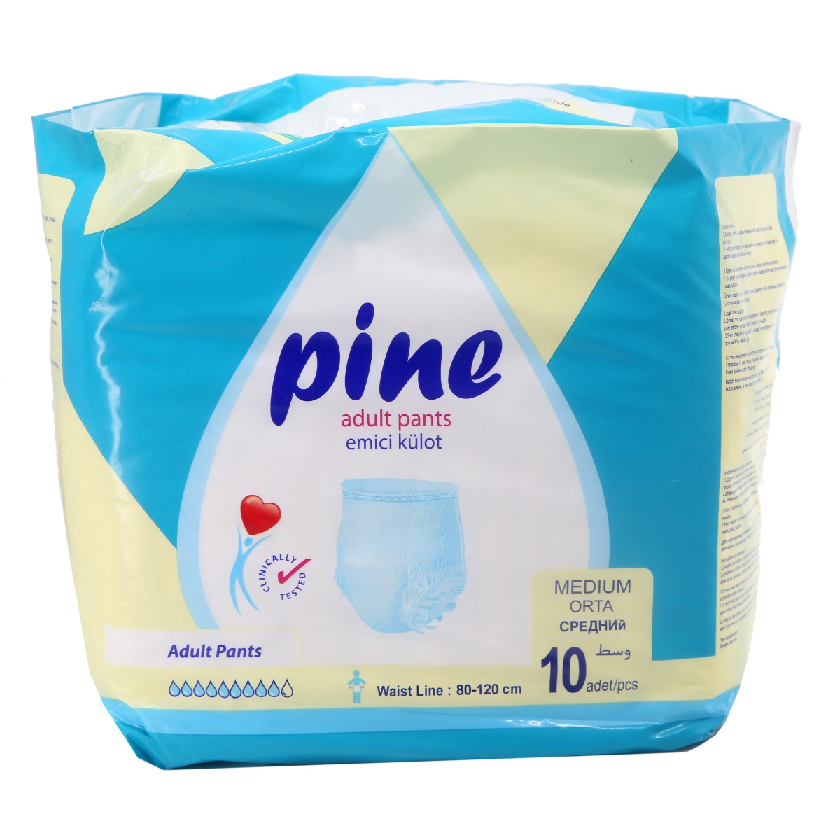 Pine - ფაინი საფენი ტრუსი M 80-120სმ 10 ცალი 0811 2